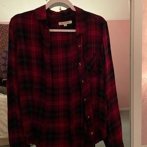 Plaid Button-Down Shirt